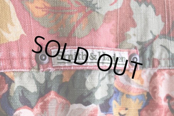 画像6: Smith&Hawken ボタニカル柄カバーオール　 "MADE IN USA"　 表記L  (6)