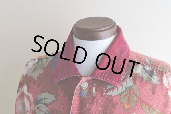 画像8: Smith&Hawken ボタニカル柄カバーオール　 "MADE IN USA"　 表記L  (8)