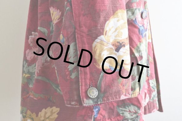 画像15: Smith&Hawken ボタニカル柄カバーオール　 "MADE IN USA"　 表記S  (15)