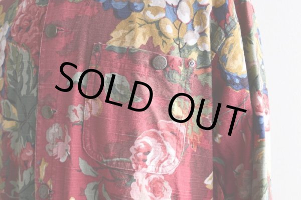 画像9: Smith&Hawken ボタニカル柄カバーオール　 "MADE IN USA"　 表記S  (9)