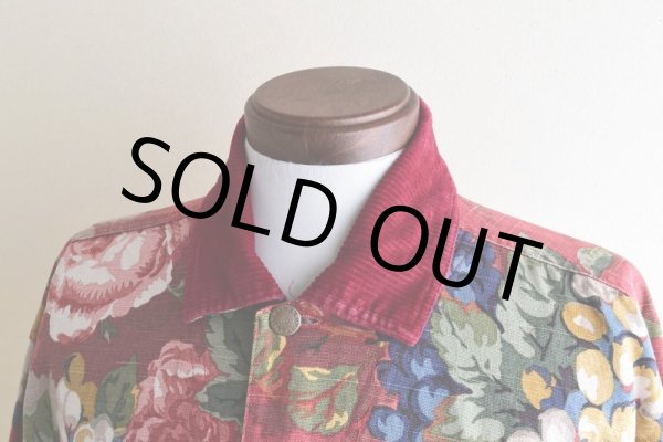 画像8: Smith&Hawken ボタニカル柄カバーオール　 "MADE IN USA"　 表記S  (8)