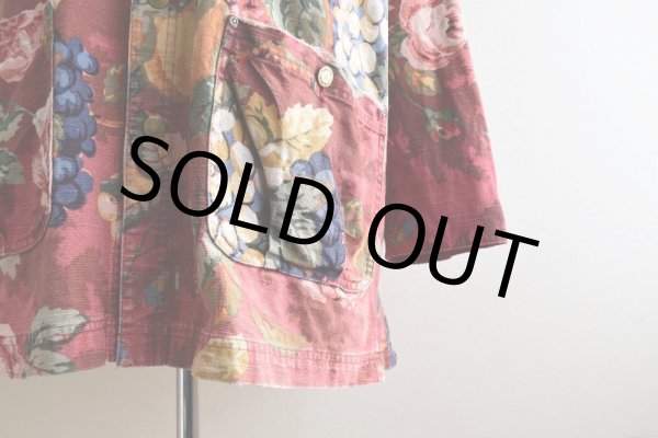 画像12: Smith&Hawken ボタニカル柄カバーオール　 "MADE IN USA"　 表記L  (12)