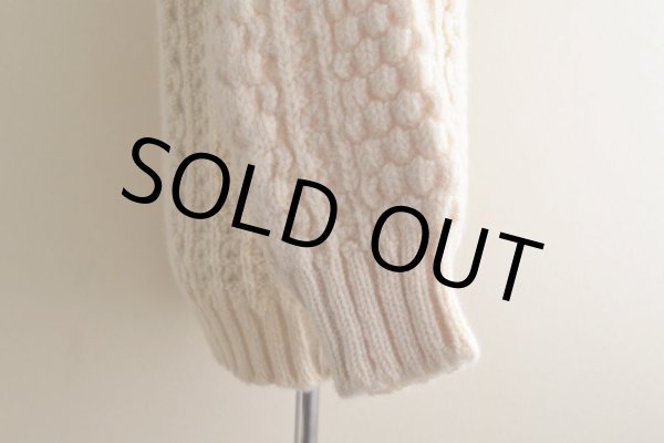 画像11: Quill Knit フィッシャーマンセーター　 "MADE IN IRELAND"　 表記44  (11)