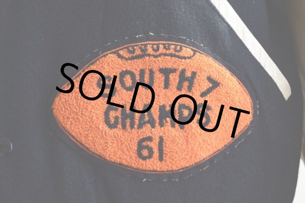 画像12: 1960s BAILEY AND HIMES 袖レザースタジャン　 表記44  (12)