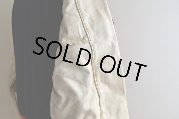 画像16: 1960s BAILEY AND HIMES 袖レザースタジャン　 表記44  (16)