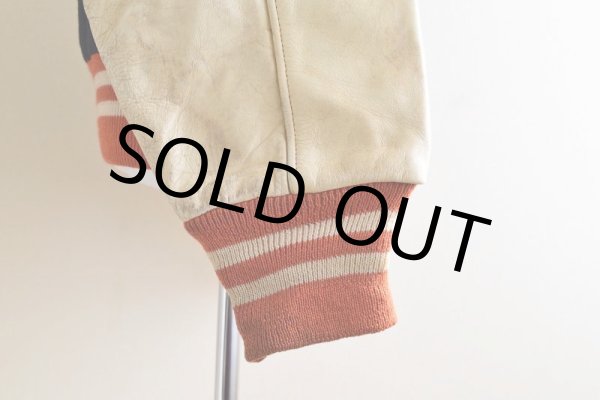 画像14: 1960s BAILEY AND HIMES 袖レザースタジャン　 表記44  (14)