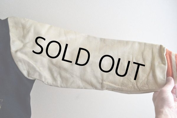 画像20: 1960s BAILEY AND HIMES 袖レザースタジャン　 表記44  (20)