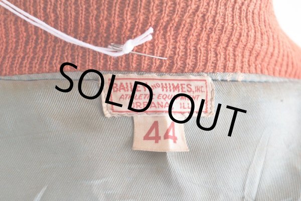 画像6: 1960s BAILEY AND HIMES 袖レザースタジャン　 表記44  (6)