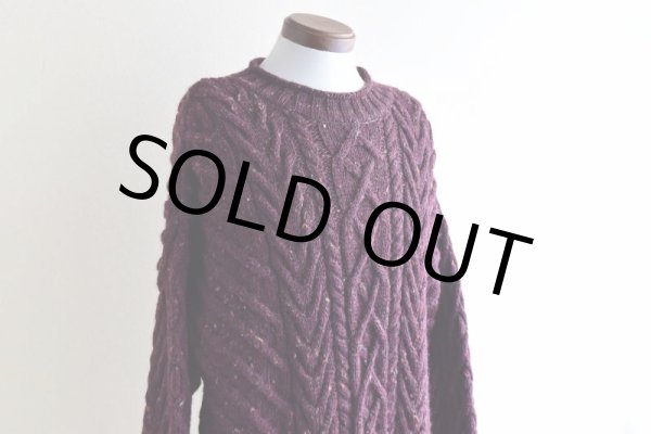 画像6: 1990s LANDS'END フィッシャーマンセーター　 "MADE IN ENGLAND"　 表記XL(WOMENS REGULAR)  (6)