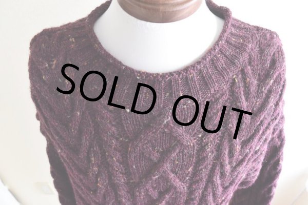 画像8: 1990s LANDS'END フィッシャーマンセーター　 "MADE IN ENGLAND"　 表記XL(WOMENS REGULAR)  (8)