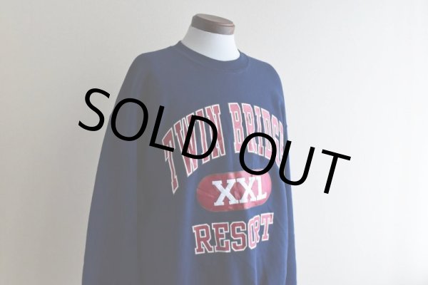 画像7: 1990s TWIN BRIDGE RESORT プリントスウェット　  "MADE IN USA"　 表記XL  (7)