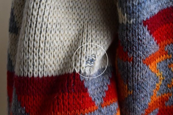 画像22: 1970s PENDLETON ショールカラーニットカーディガン  "Chief Joseph"  表記S  (22)