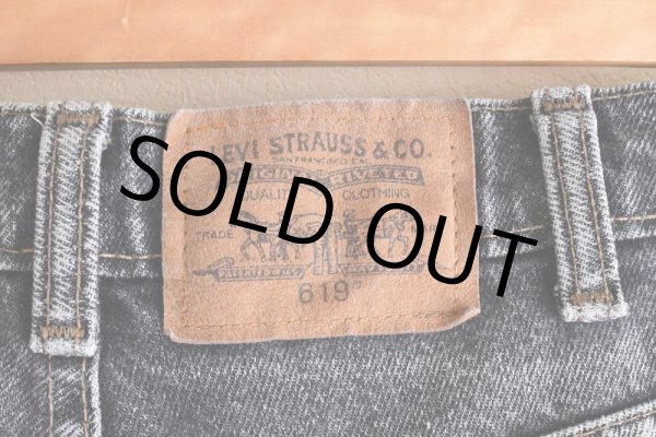画像4: 1990s Levi's 619 ブラックデニム   "MADE IN CANADA"  表記W32 L32  (4)