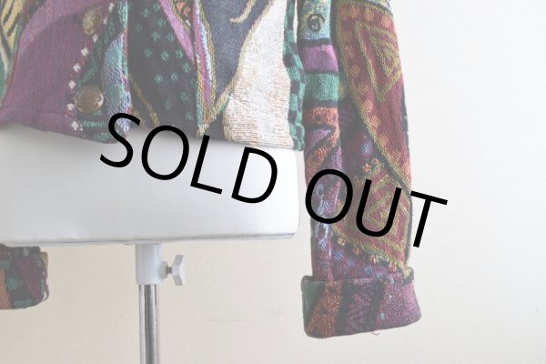 画像12: 1990s LAGUNA CASUALS ゴブランジャケット　  "MADE IN USA"　 表記L  (12)