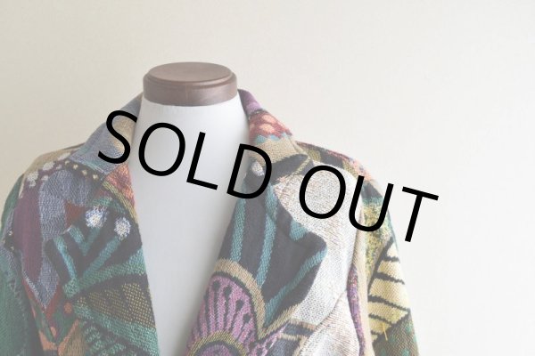 画像8: 1990s LAGUNA CASUALS ゴブランジャケット　  "MADE IN USA"　 表記L  (8)