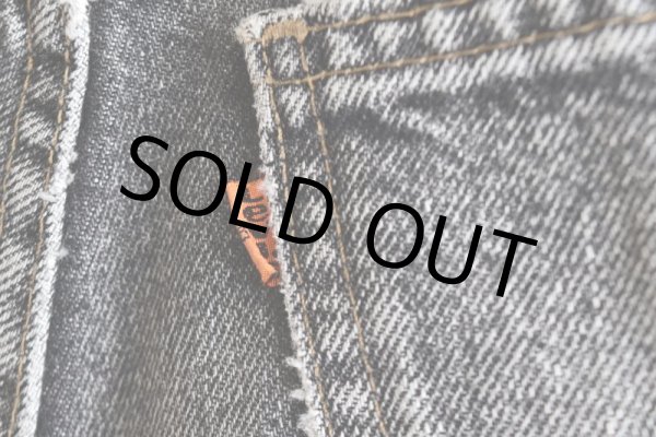 画像13: 1990s Levi's 619 ブラックデニム   "MADE IN CANADA"  表記W32 L32  (13)