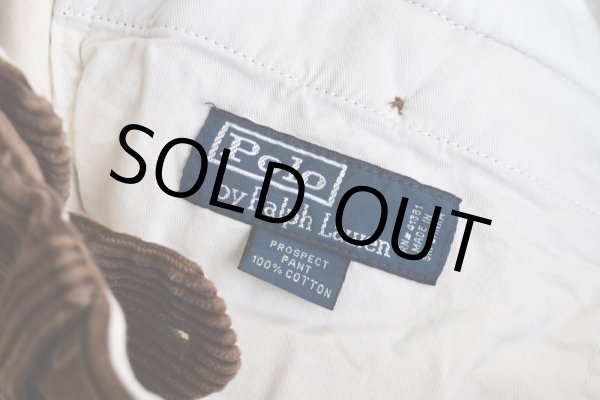 画像4: Polo by RalphLauren 太畝コーデュロイパンツ   "PROSPECT PANT"  表記33×32  (4)