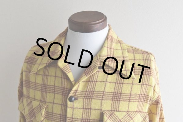 画像7: 1940s CHIPPEWA ウールシャツ　 実寸L  (7)