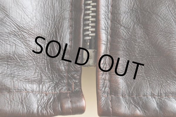 画像13: 1970s Lesco LEATHERS シングルライダースジャケット  表記42  (13)