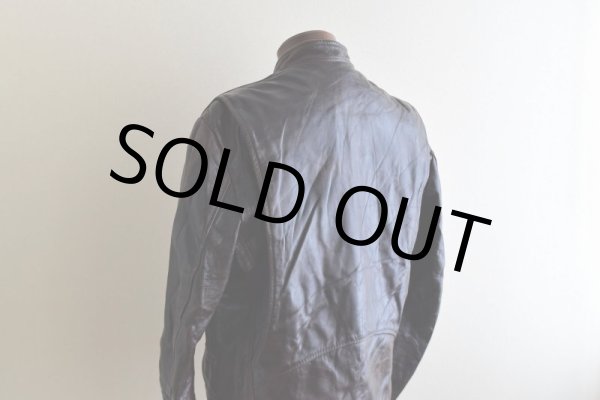 画像21: 1970s Lesco LEATHERS シングルライダースジャケット  表記42  (21)