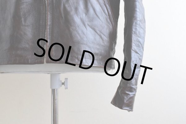 画像16: 1970s Lesco LEATHERS シングルライダースジャケット  表記42  (16)