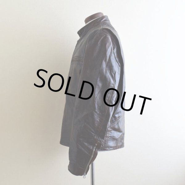 画像4: 1970s Lesco LEATHERS シングルライダースジャケット  表記42  (4)