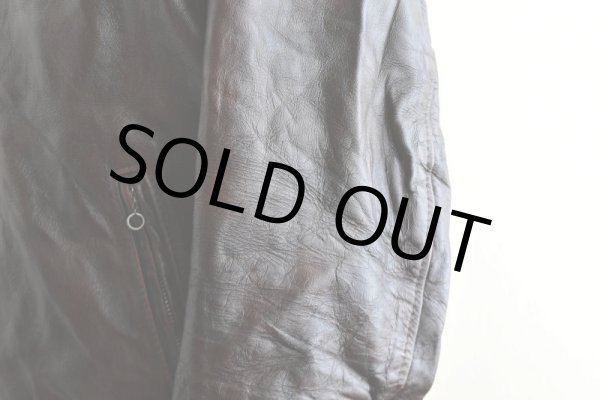 画像15: 1970s Lesco LEATHERS シングルライダースジャケット  表記42  (15)