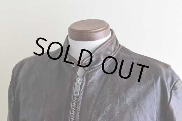 画像8: 1970s Lesco LEATHERS シングルライダースジャケット  表記42  (8)