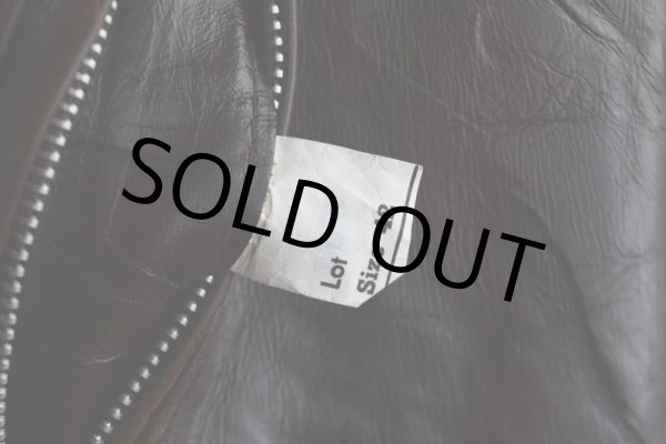 画像14: 1970s Lesco LEATHERS シングルライダースジャケット  表記42  (14)