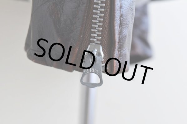 画像19: 1970s Lesco LEATHERS シングルライダースジャケット  表記42  (19)