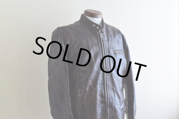 画像7: 1970s Lesco LEATHERS シングルライダースジャケット  表記42  (7)