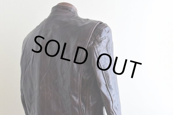 画像20: 1970s Lesco LEATHERS シングルライダースジャケット  表記42  (20)