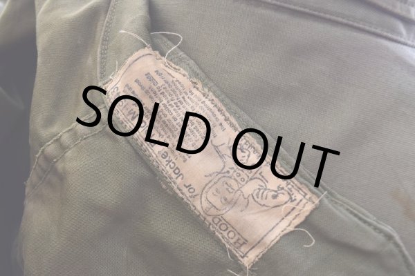 画像12: 1940s US.ARMY M-43 フィールドジャケット  "フード付き"   表記38R  (12)