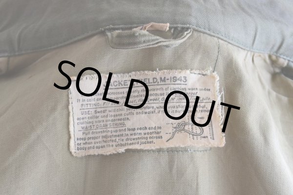 画像6: 1940s US.ARMY M-43 フィールドジャケット  "フード付き"   表記38R  (6)