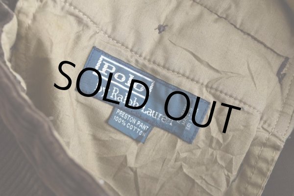 画像4: Polo by RalphLauren 太畝コーデュロイパンツ   "PRESTON PANT"  表記34×32  (4)