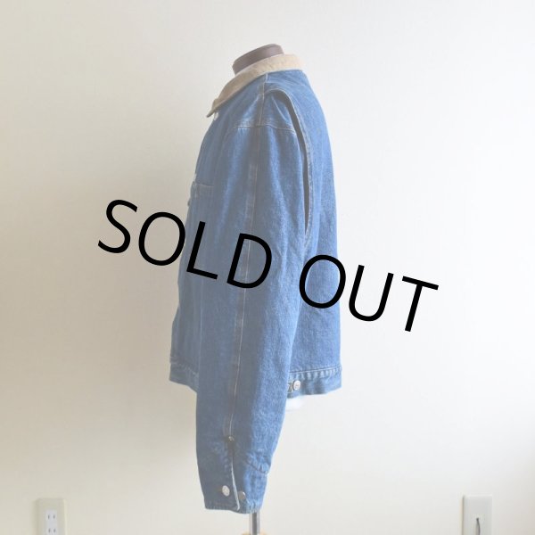 画像4: 1980-90s Polo RALPH LAUREN 裏ブランケット付きデニムジャケット　  "MADE IN USA"　 表記XL  (4)