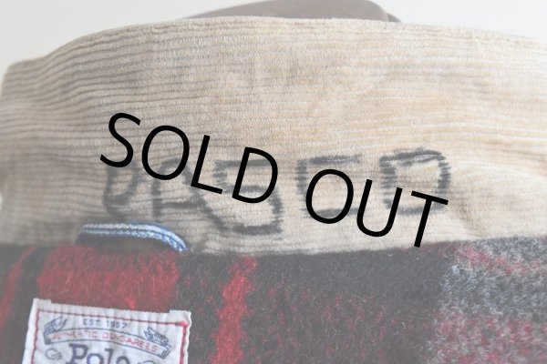 画像21: 1980-90s Polo RALPH LAUREN 裏ブランケット付きデニムジャケット　  "MADE IN USA"　 表記XL  (21)