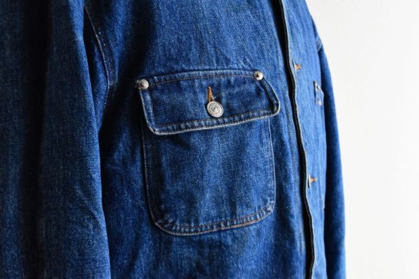 画像10: 1980-90s Polo RALPH LAUREN 裏ブランケット付きデニムジャケット   "MADE IN USA"  表記XL  (10)
