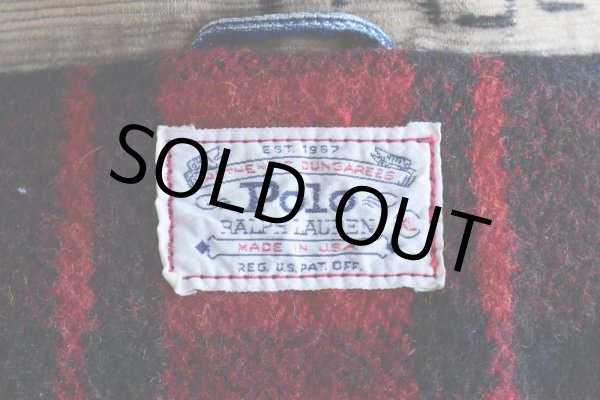 画像6: 1980-90s Polo RALPH LAUREN 裏ブランケット付きデニムジャケット　  "MADE IN USA"　 表記XL  (6)