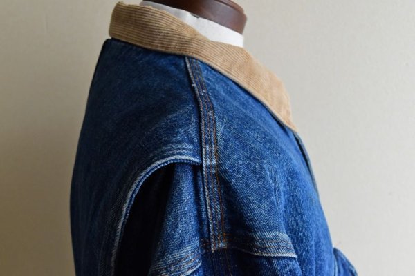 画像12: 1980-90s Polo RALPH LAUREN 裏ブランケット付きデニムジャケット   "MADE IN USA"  表記XL  (12)