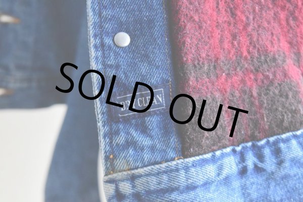 画像19: 1980-90s Polo RALPH LAUREN 裏ブランケット付きデニムジャケット   "MADE IN USA"  表記S  (19)