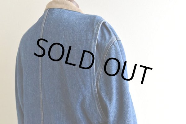 画像13: 1980-90s Polo RALPH LAUREN 裏ブランケット付きデニムジャケット　  "MADE IN USA"　 表記XL  (13)