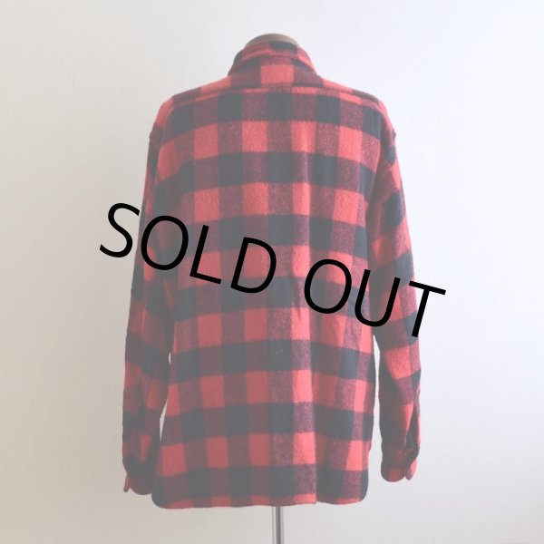 画像3: 1950s〜 PILGRIM マチ付きウールシャツ   "MADE IN USA"  実寸L  (3)