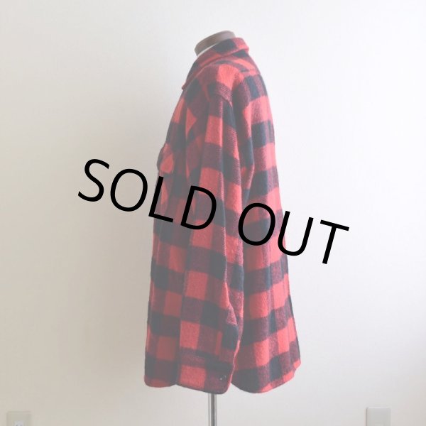 画像4: 1950s〜 PILGRIM マチ付きウールシャツ   "MADE IN USA"  実寸L  (4)