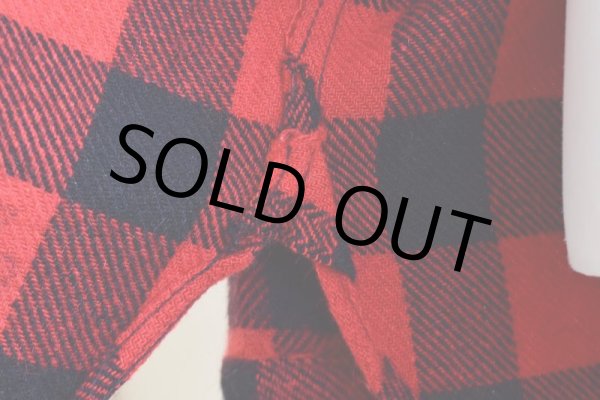 画像13: 1950s〜 PILGRIM マチ付きウールシャツ   "MADE IN USA"  実寸L  (13)