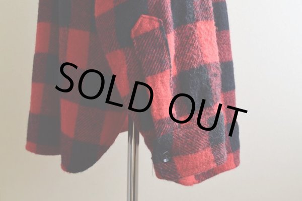 画像11: 1950s〜 PILGRIM マチ付きウールシャツ   "MADE IN USA"  実寸L  (11)