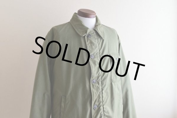 画像7: 1970s US.NAVY A-2デッキジャケット  "バックステンシル"  表記LARGE(42-44)  (7)