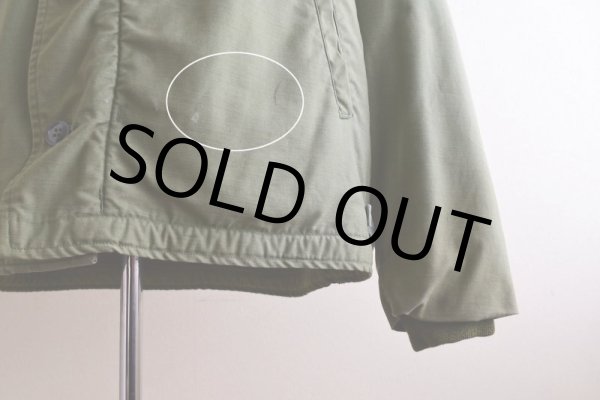 画像10: 1970s US.NAVY A-2デッキジャケット  "バックステンシル"  表記LARGE(42-44)  (10)