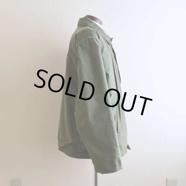 画像2: 1970s〜 US.NAVY A-2デッキジャケット　 実寸XL  (2)