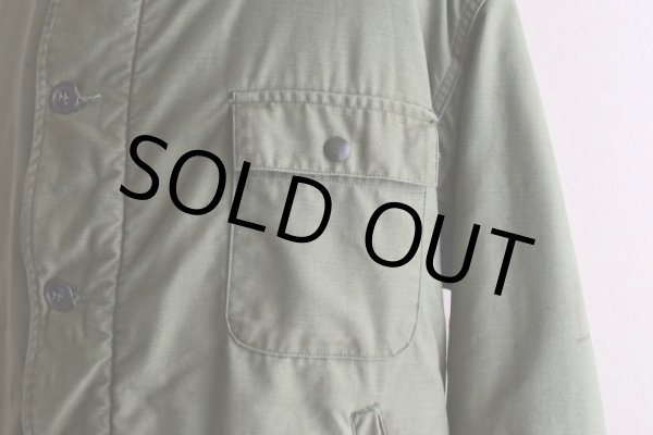 画像9: 1970s US.NAVY A-2デッキジャケット  "バックステンシル"  表記LARGE(42-44)  (9)